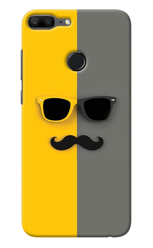 Sunglasses with Mustache Honor 9 Lite Back Cover