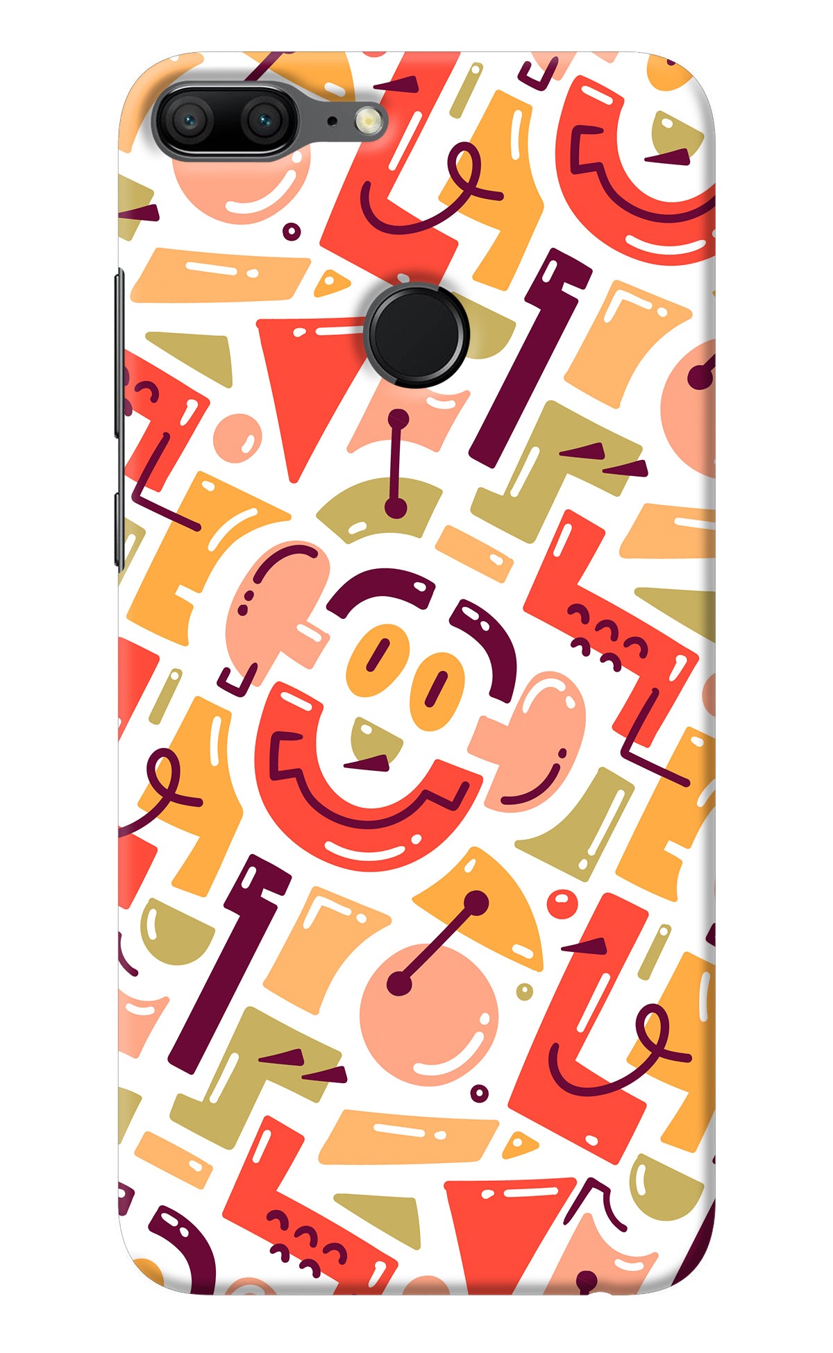 Doodle Pattern Honor 9 Lite Back Cover