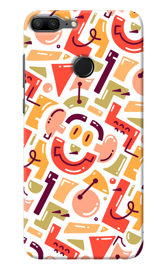 Doodle Pattern Honor 9 Lite Back Cover