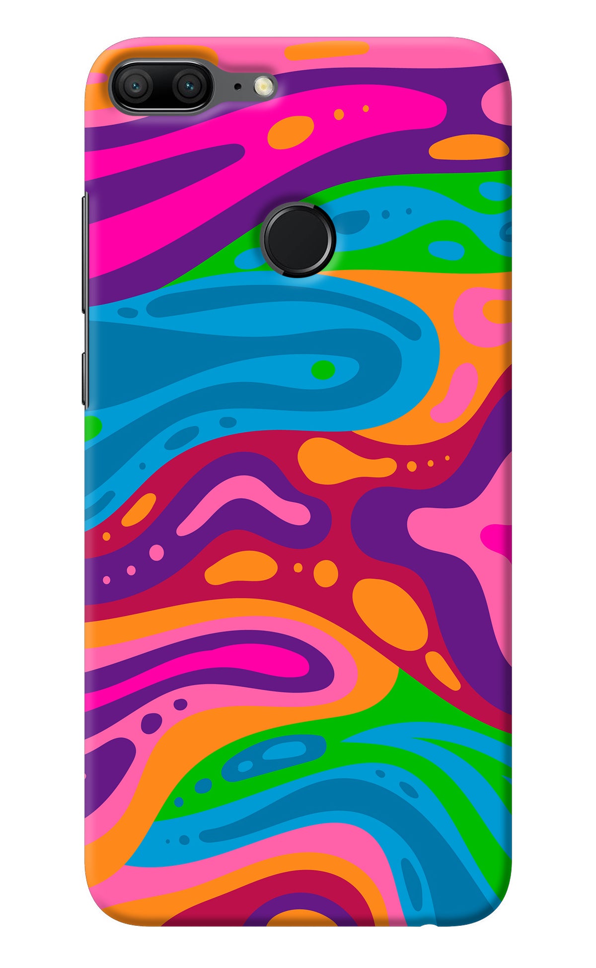 Trippy Pattern Honor 9 Lite Back Cover