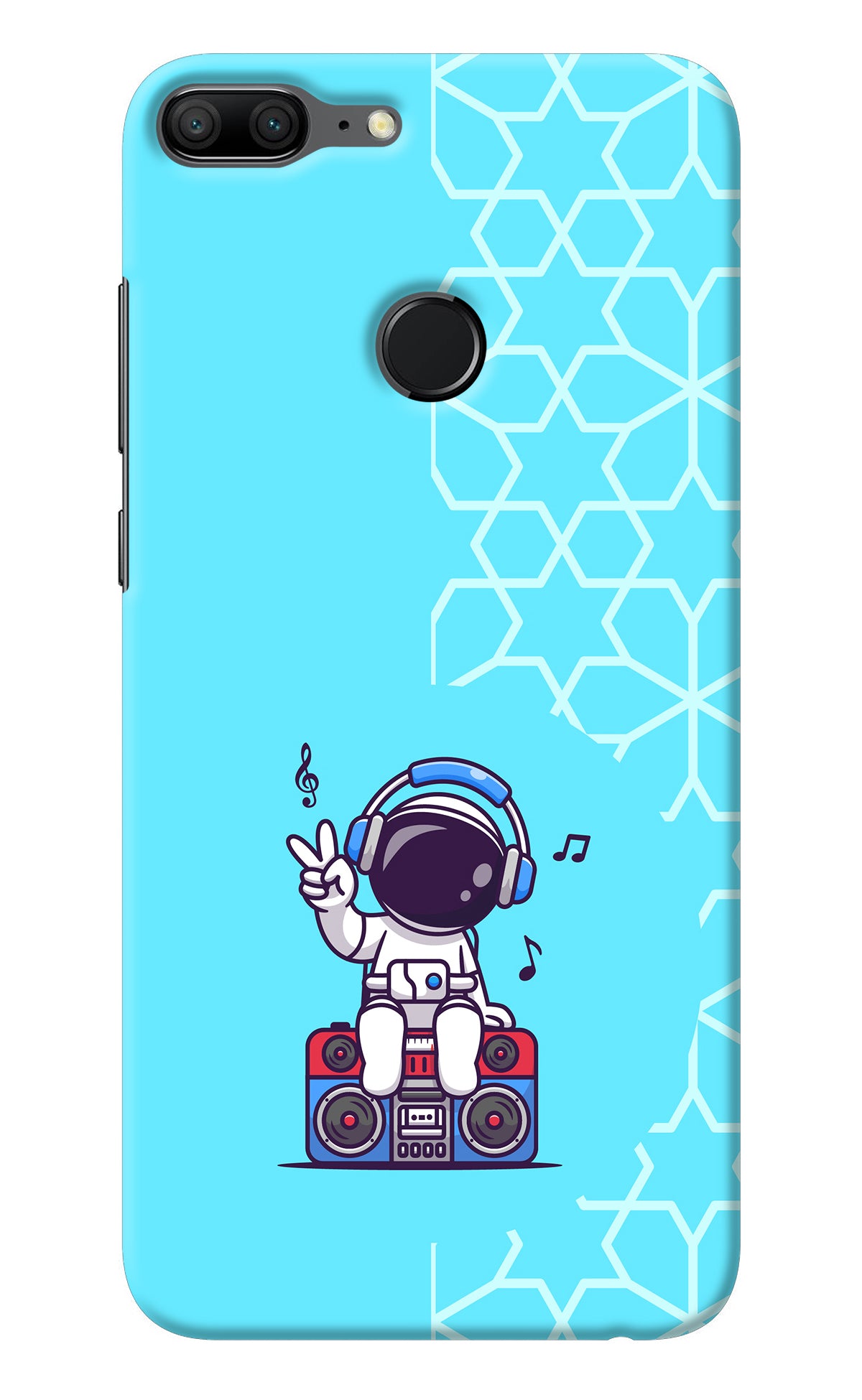 Cute Astronaut Chilling Honor 9 Lite Back Cover