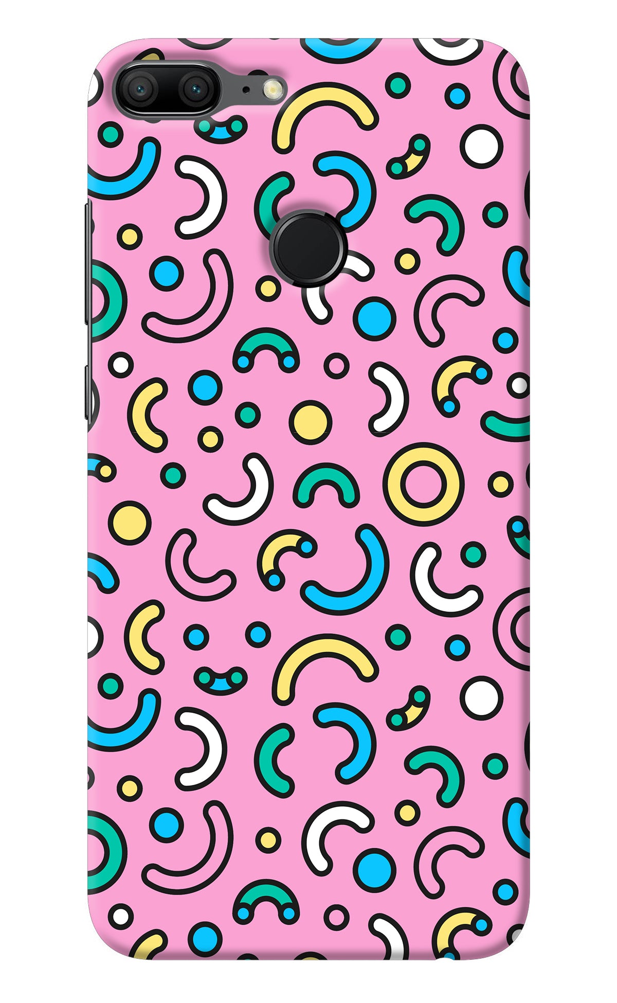 Memphis Design Honor 9 Lite Back Cover