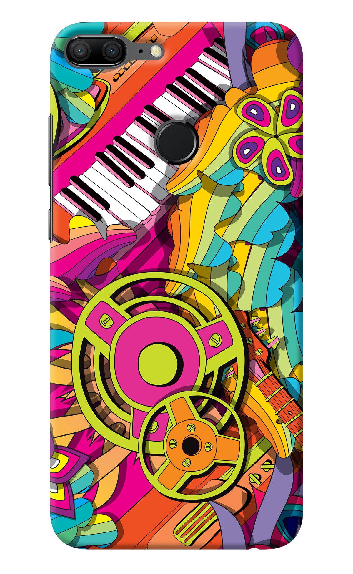 Music Doodle Honor 9 Lite Back Cover