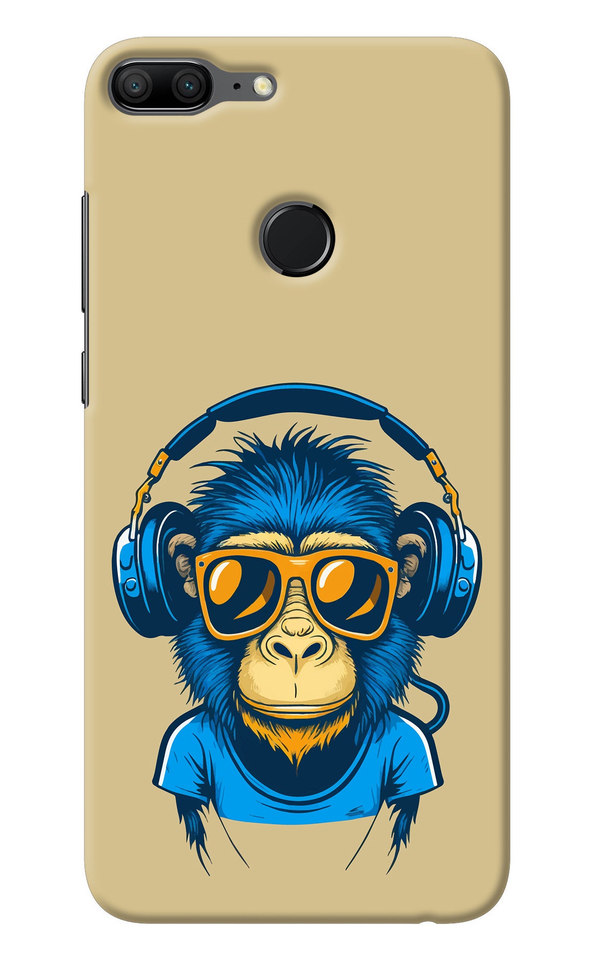 Monkey Headphone Honor 9 Lite Back Cover