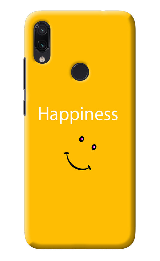 Happiness With Smiley Redmi Note 7/7S/7 Pro Back Cover