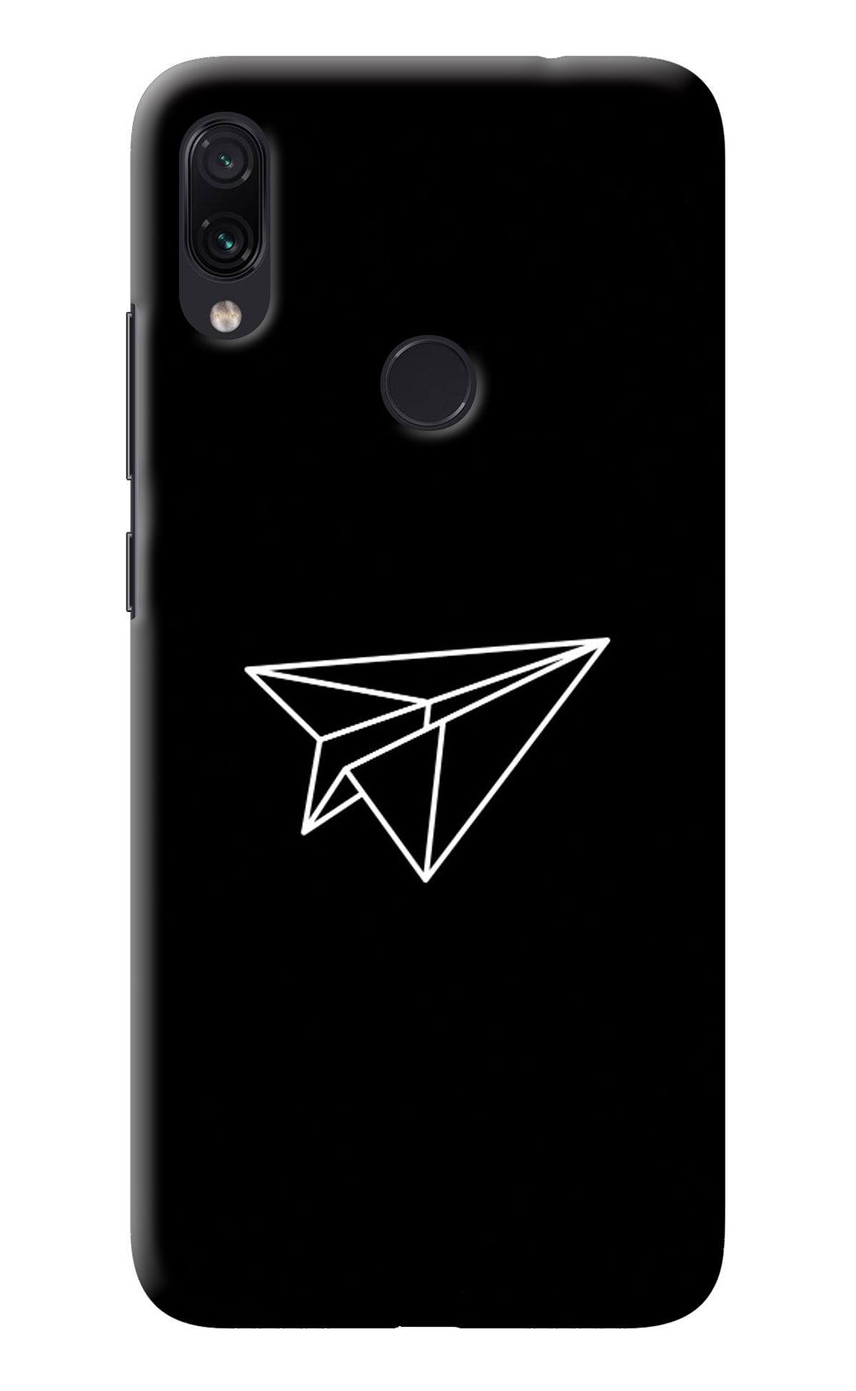 Paper Plane White Redmi Note 7/7S/7 Pro Back Cover