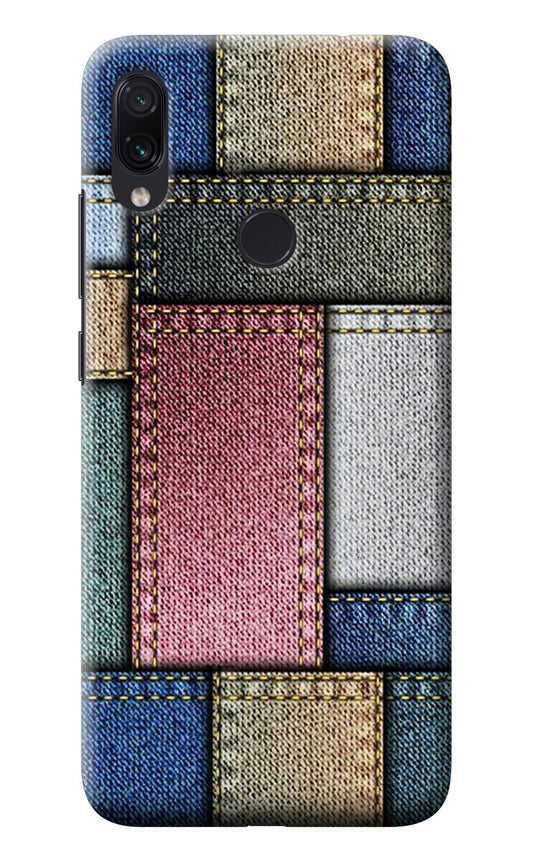 Multicolor Jeans Redmi Note 7/7S/7 Pro Back Cover