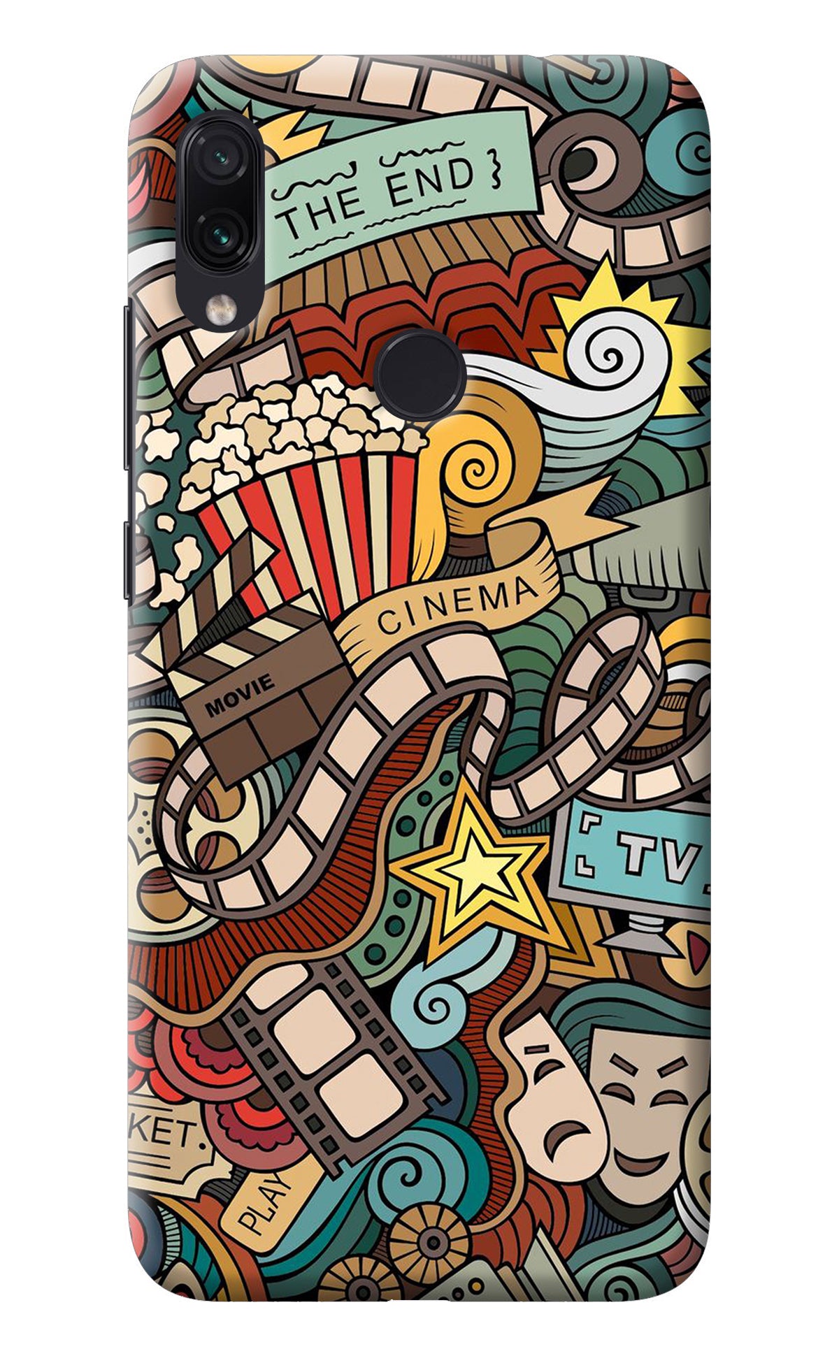 Cinema Abstract Redmi Note 7/7S/7 Pro Back Cover