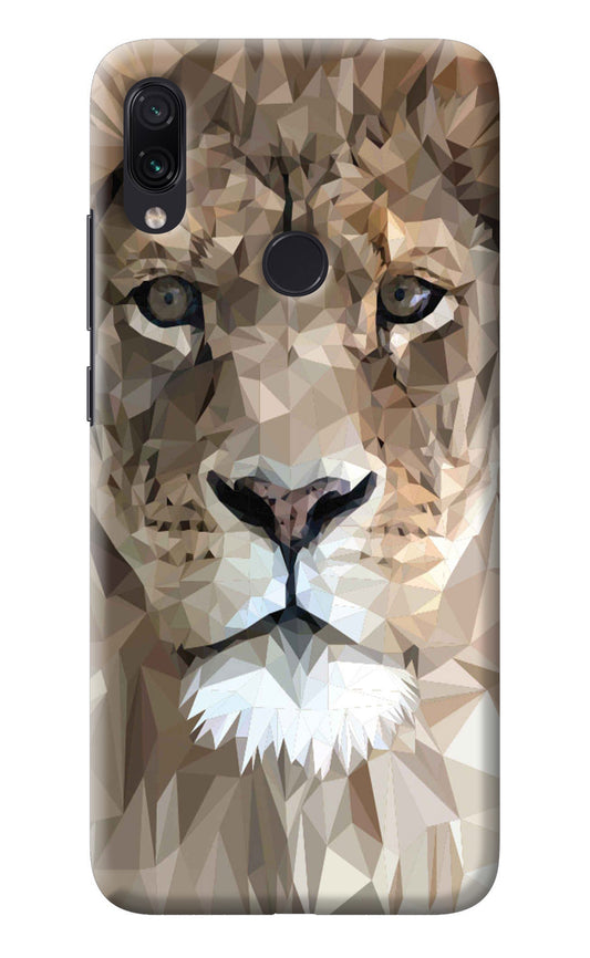 Lion Art Redmi Note 7/7S/7 Pro Back Cover