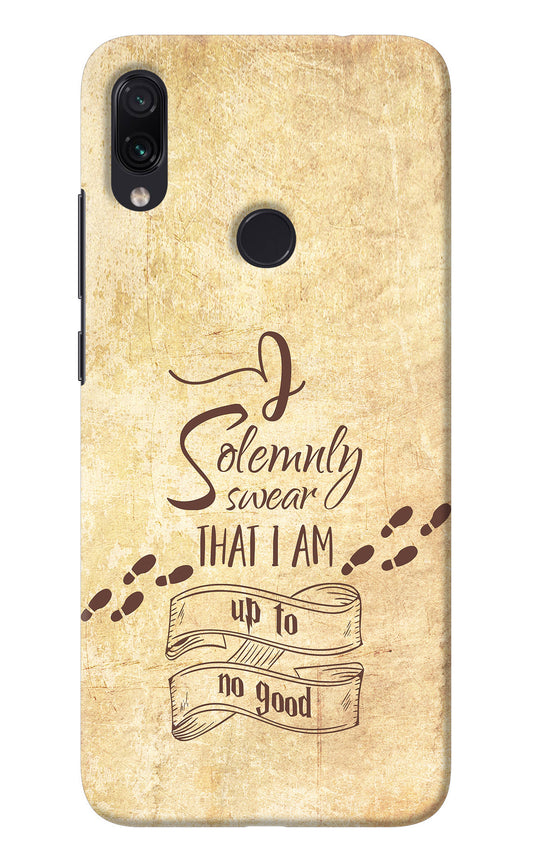 I Solemnly swear that i up to no good Redmi Note 7/7S/7 Pro Back Cover