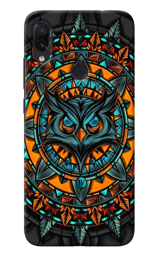 Angry Owl Art Redmi Note 7/7S/7 Pro Back Cover