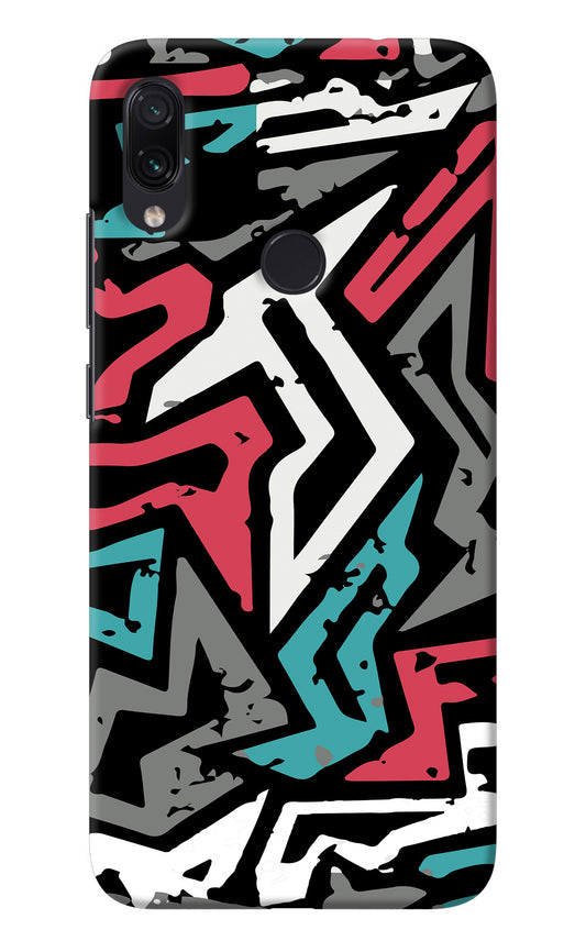 Geometric Graffiti Redmi Note 7/7S/7 Pro Back Cover
