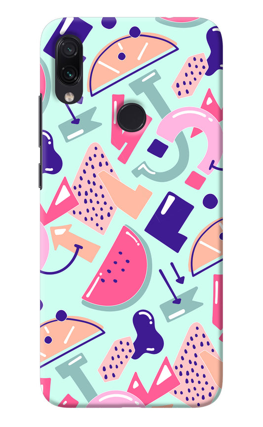 Doodle Pattern Redmi Note 7/7S/7 Pro Back Cover