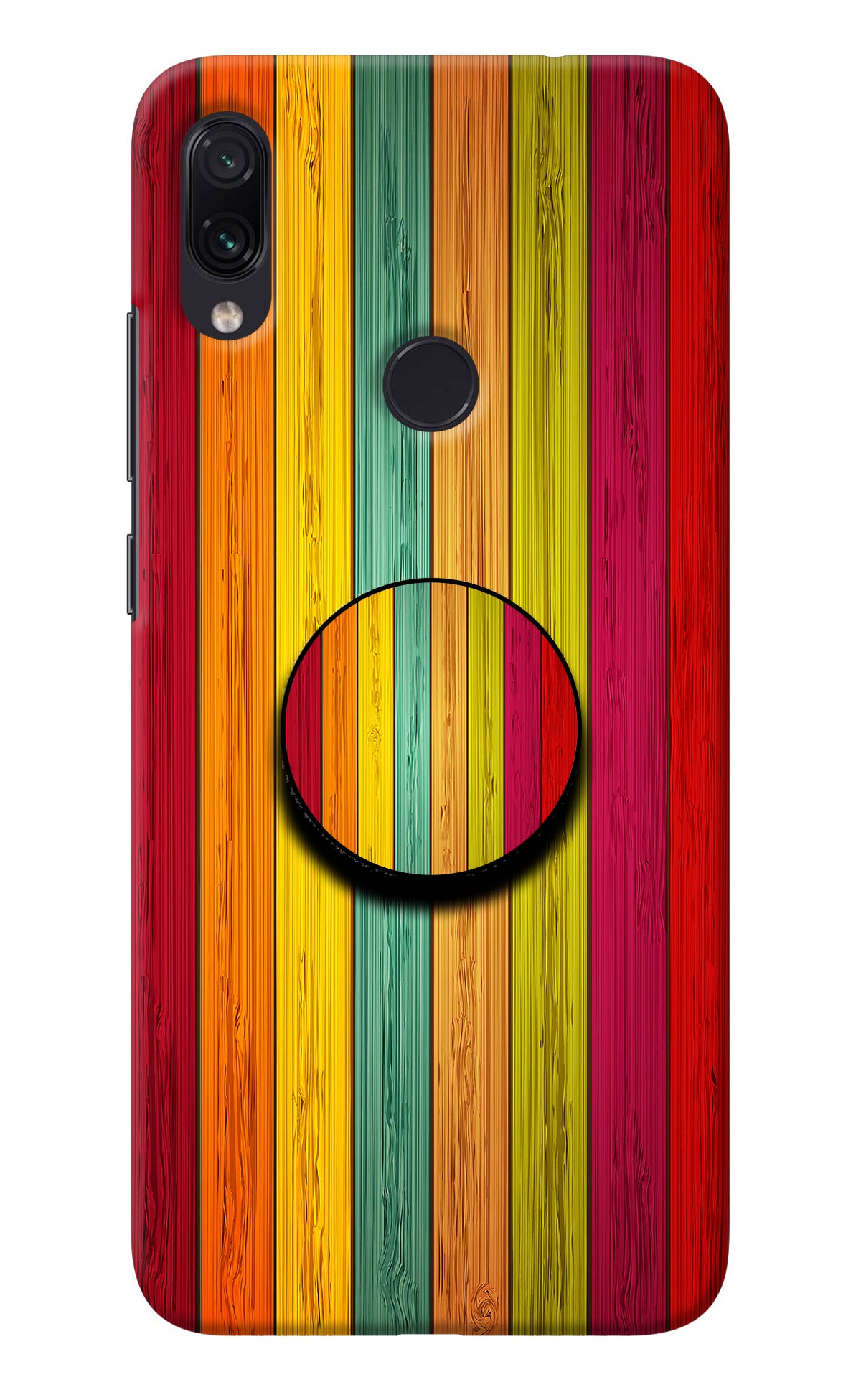 Multicolor Wooden Redmi Note 7/7S/7 Pro Pop Case