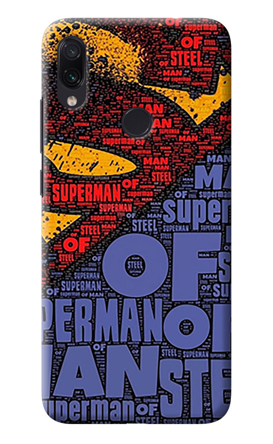 Superman Redmi Note 7 Pro Back Cover