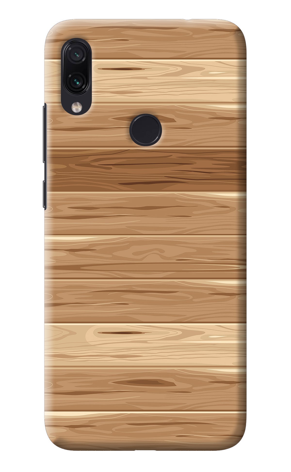 Wooden Vector Redmi Note 7 Pro Back Cover