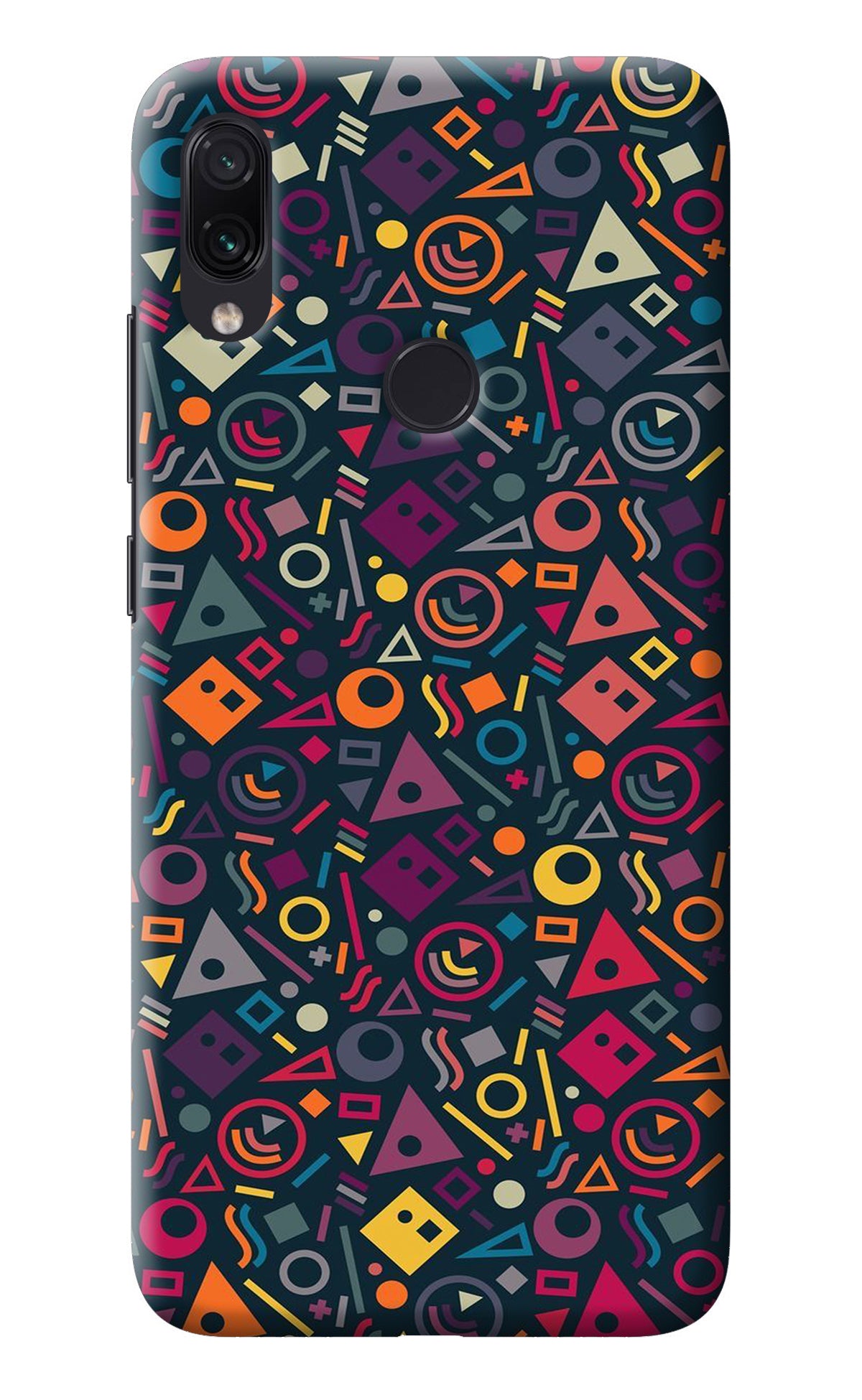 Geometric Abstract Redmi Note 7 Pro Back Cover