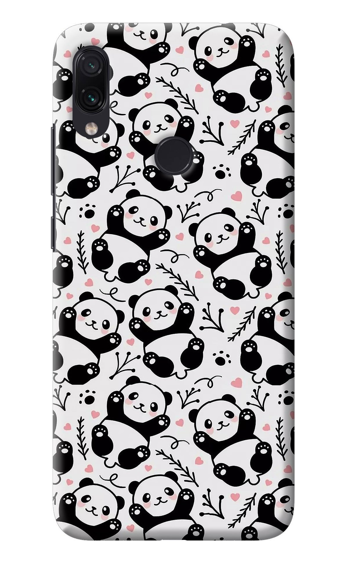 Cute Panda Redmi Note 7 Pro Back Cover