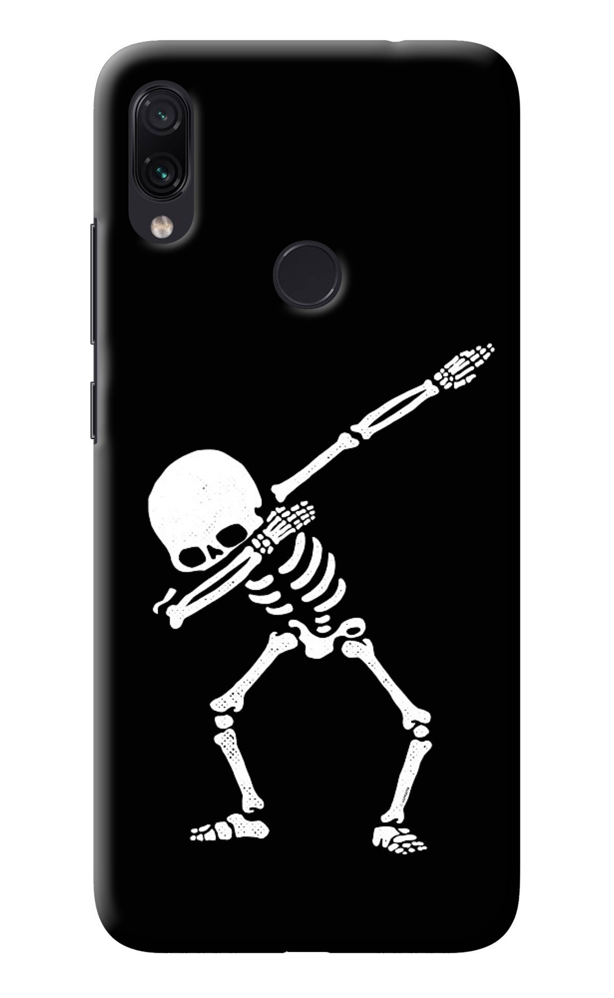 Dabbing Skeleton Art Redmi Note 7 Pro Back Cover