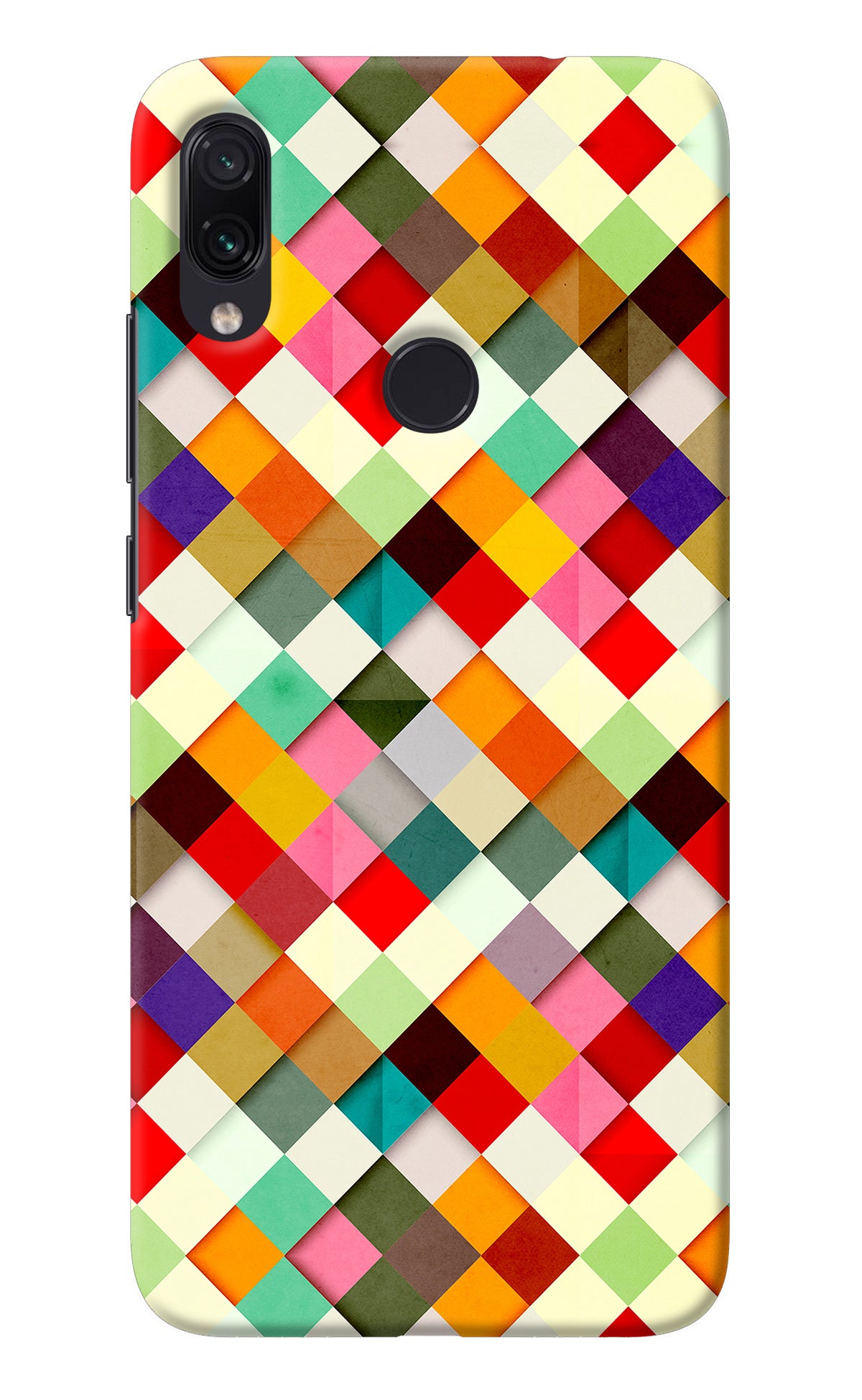 Geometric Abstract Colorful Redmi Note 7 Pro Back Cover