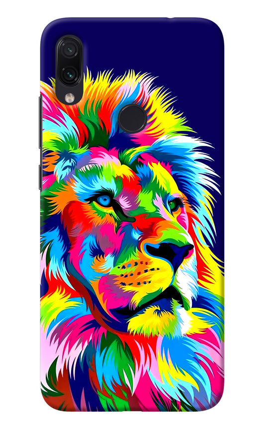 Vector Art Lion Redmi Note 7 Pro Back Cover