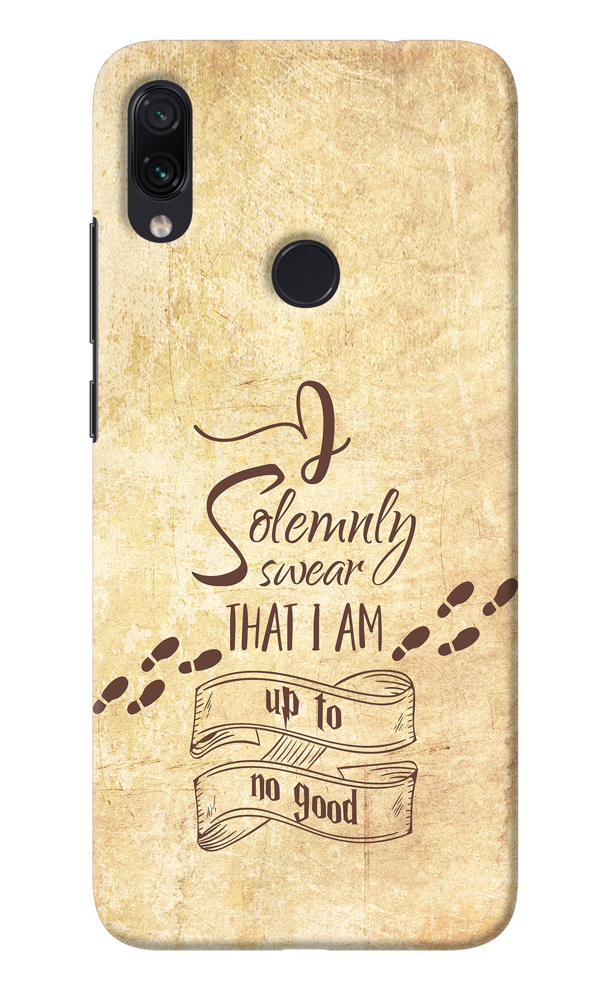 I Solemnly swear that i up to no good Redmi Note 7 Pro Back Cover