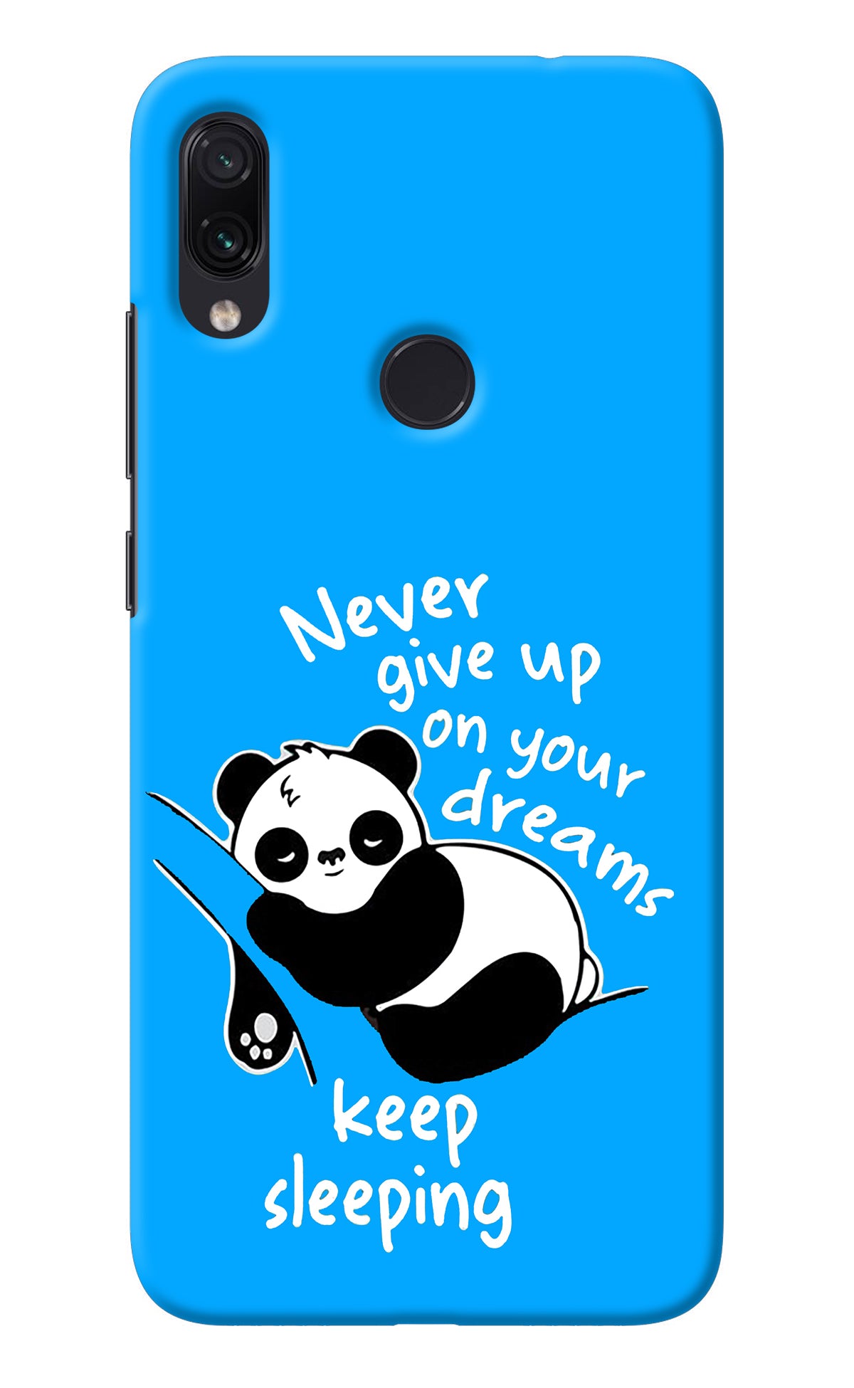 Keep Sleeping Redmi Note 7 Pro Back Cover