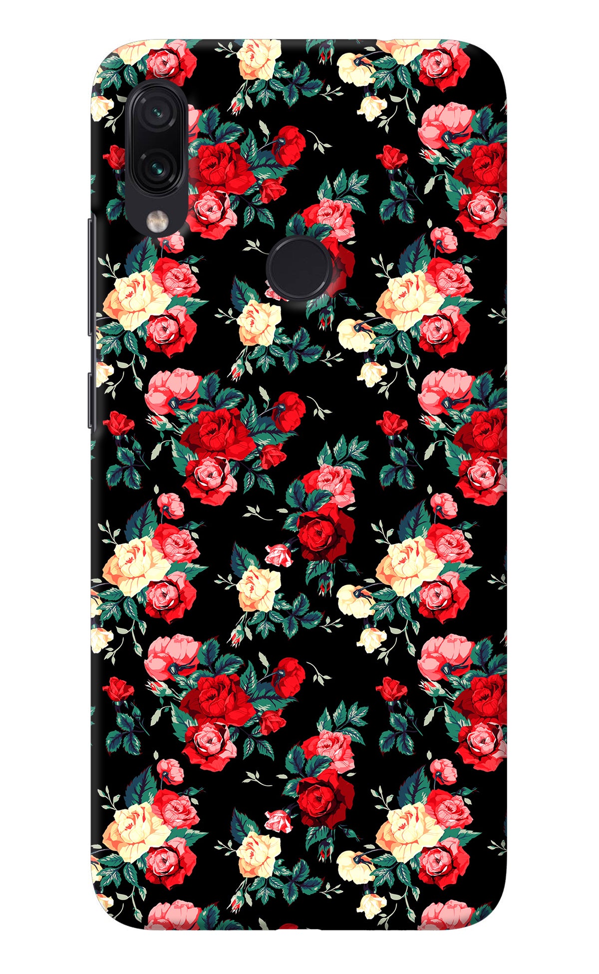 Rose Pattern Redmi Note 7 Pro Back Cover