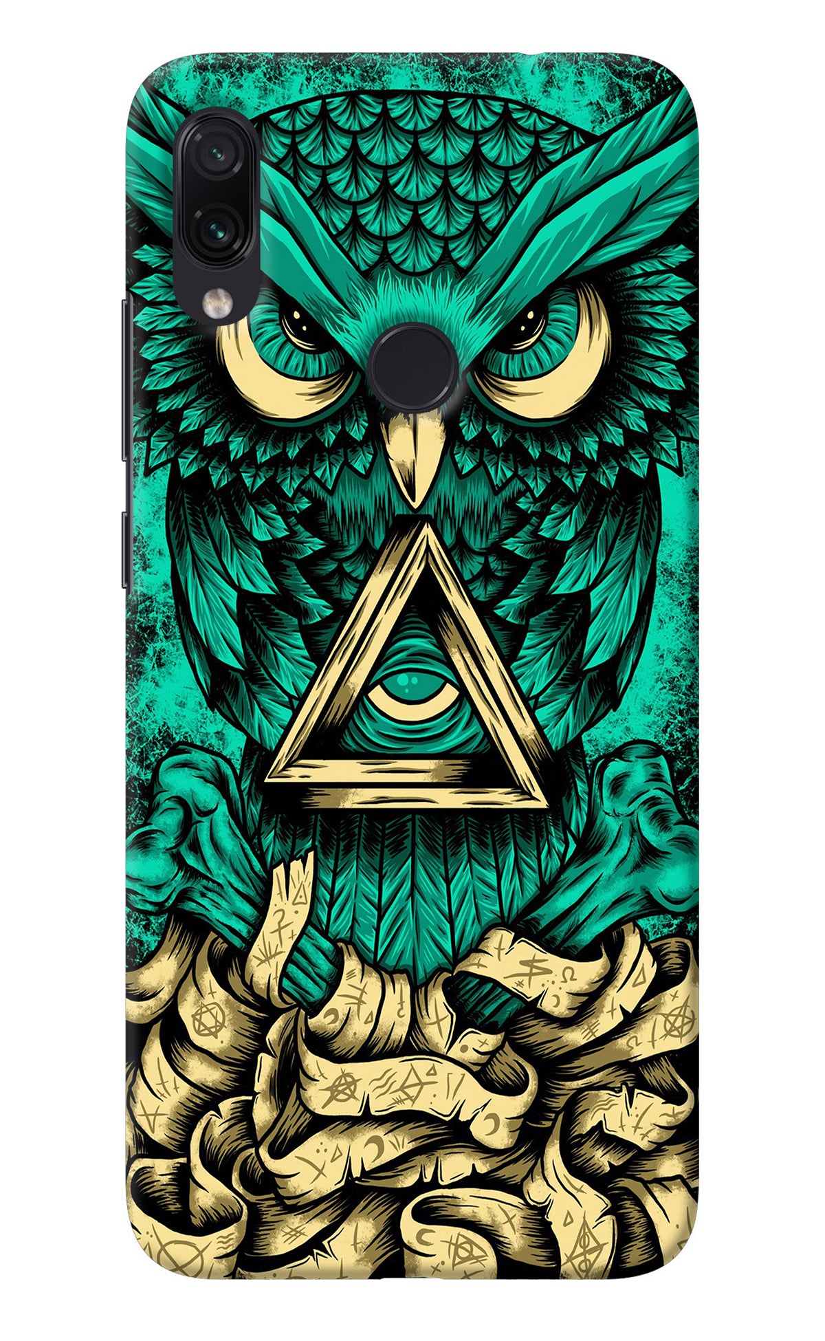 Green Owl Redmi Note 7 Pro Back Cover