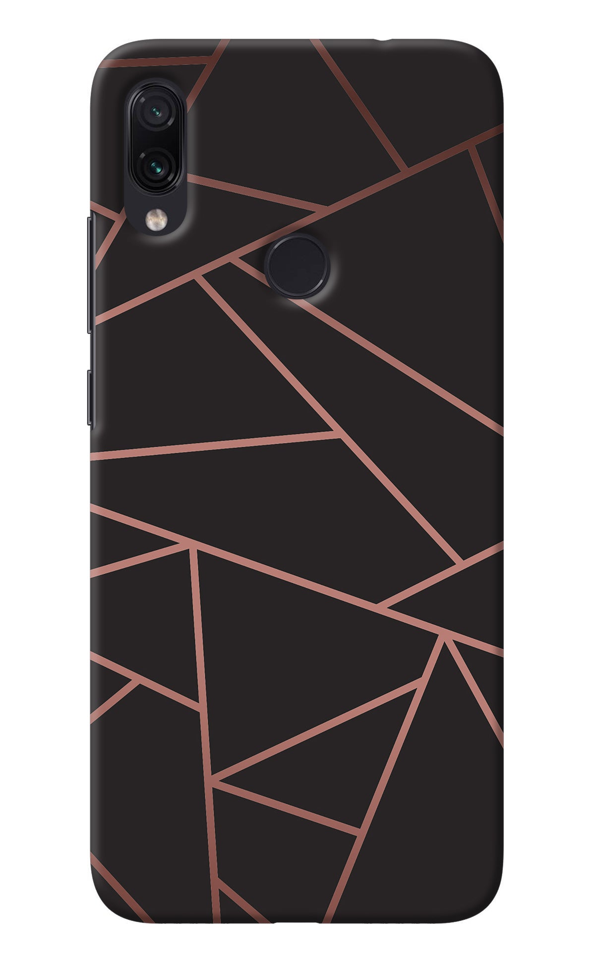 Geometric Pattern Redmi Note 7 Pro Back Cover