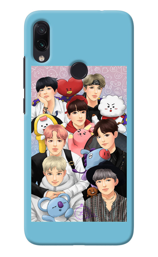 BTS with animals Redmi Note 7 Pro Back Cover