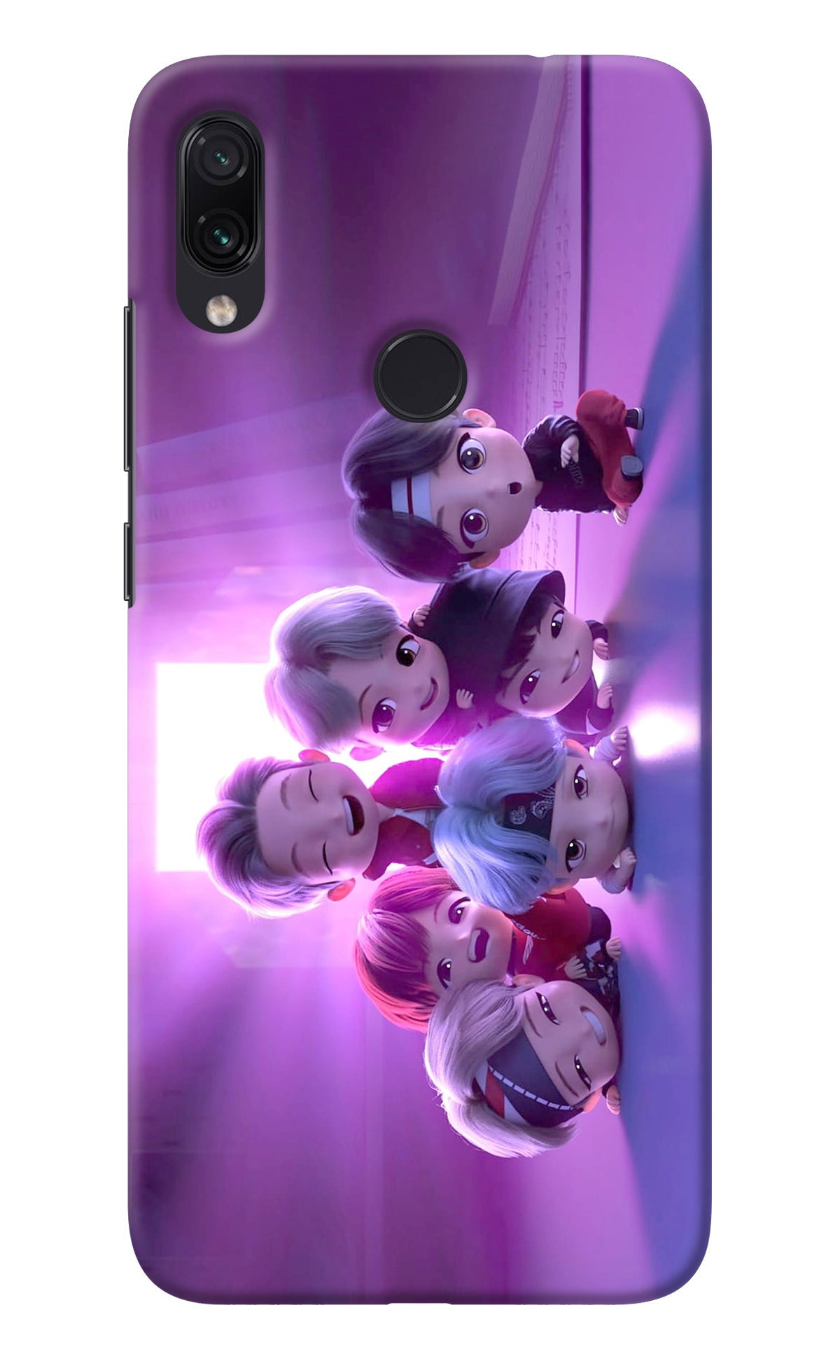 BTS Chibi Redmi Note 7 Pro Back Cover