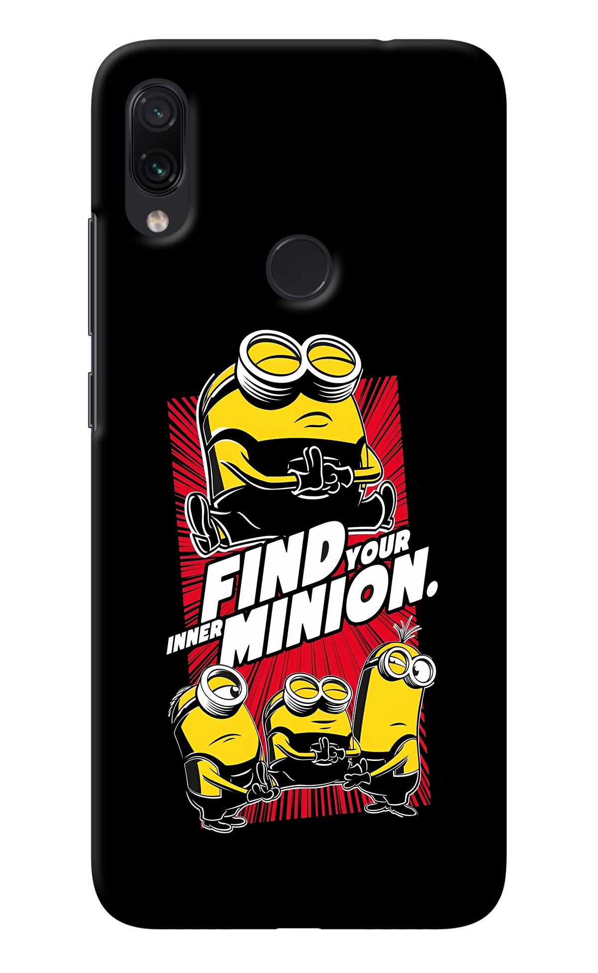 Find your inner Minion Redmi Note 7 Pro Back Cover