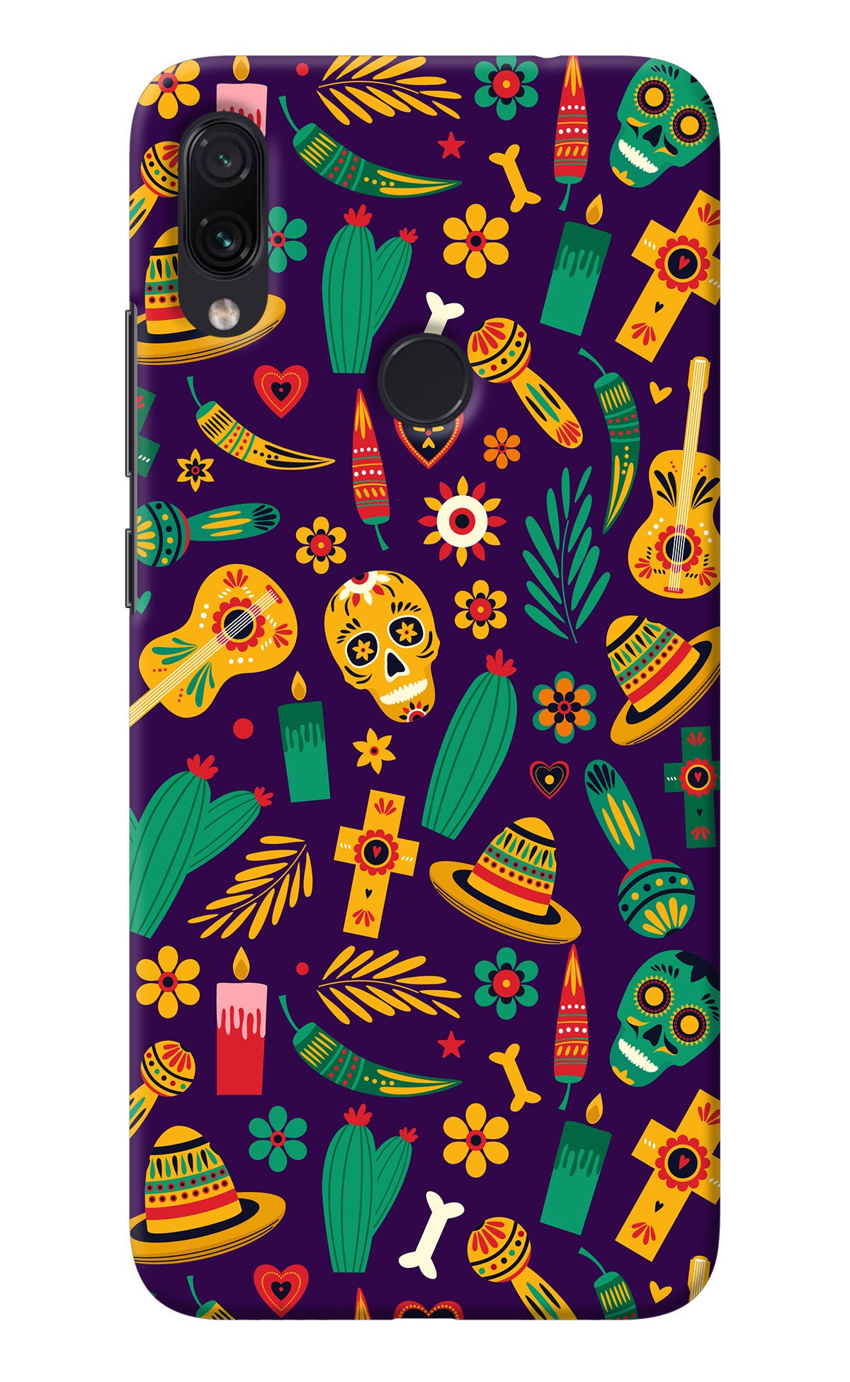 Mexican Artwork Redmi Note 7 Pro Back Cover