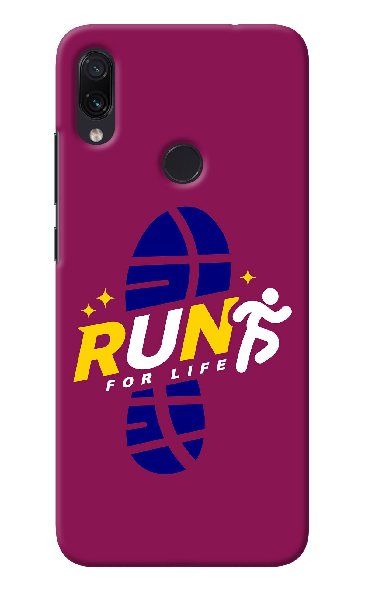 Run for Life Redmi Note 7 Pro Back Cover