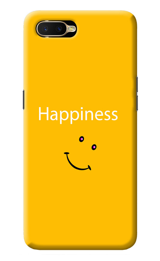 Happiness With Smiley Oppo K1 Back Cover