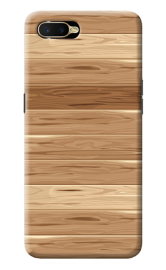Wooden Vector Oppo K1 Back Cover