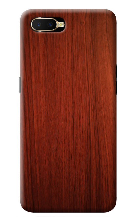 Wooden Plain Pattern Oppo K1 Back Cover