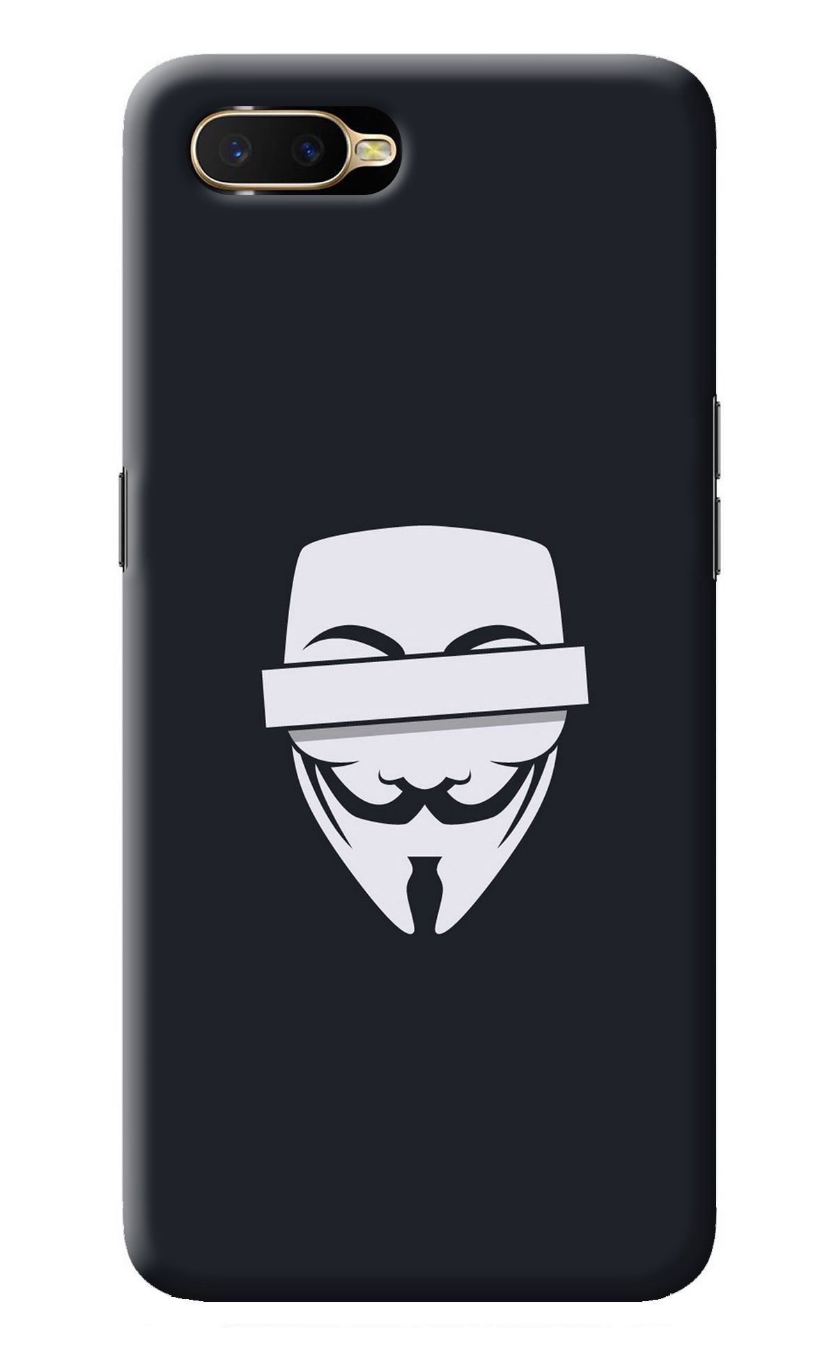 Anonymous Face Oppo K1 Back Cover