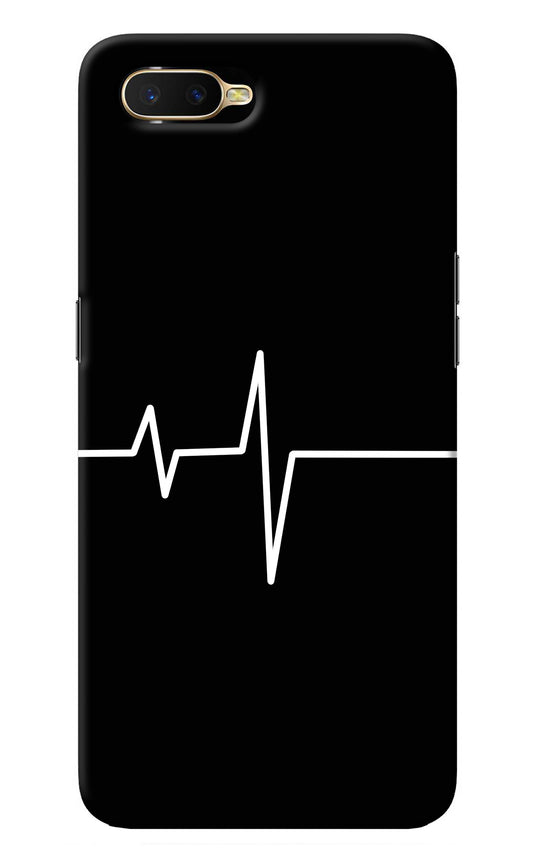 Heart Beats Oppo K1 Back Cover