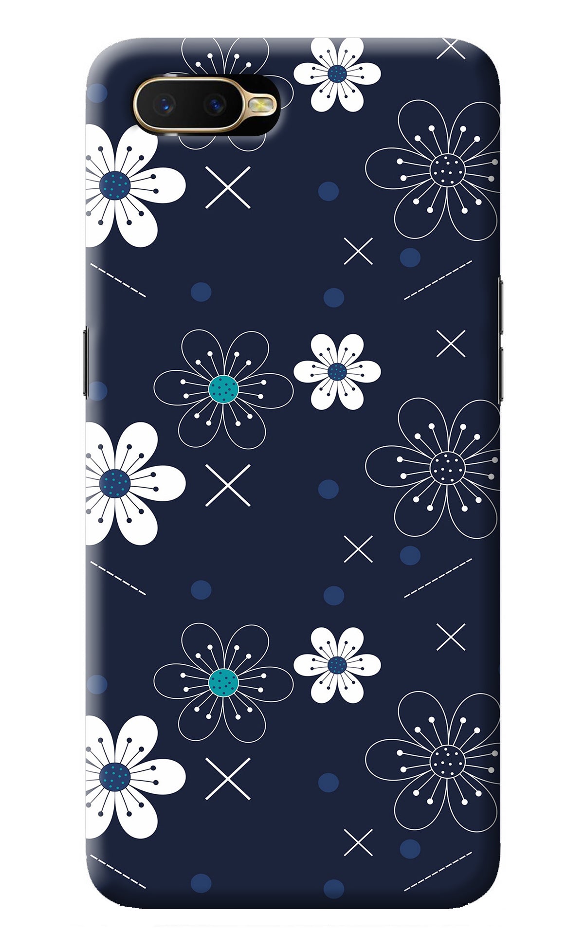 Flowers Oppo K1 Back Cover