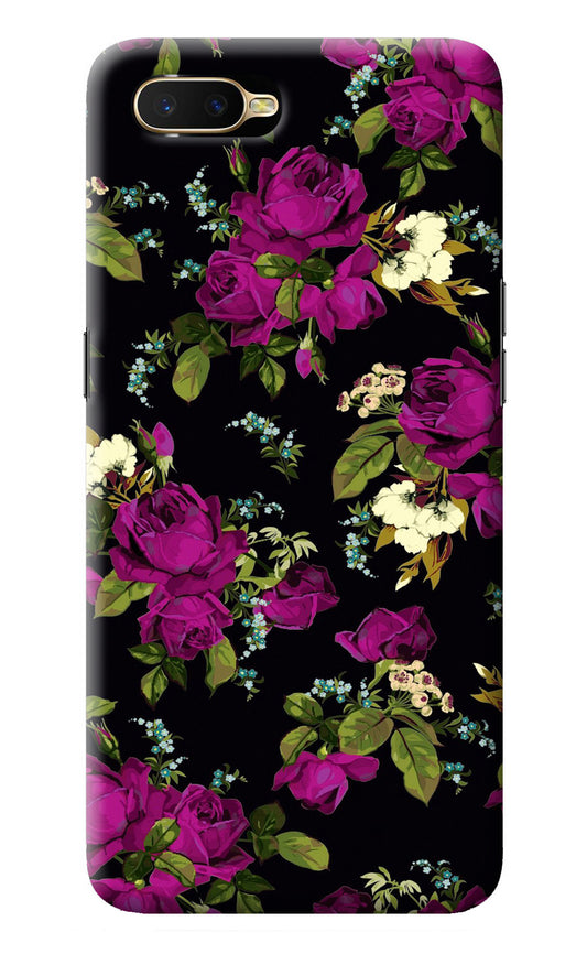 Flowers Oppo K1 Back Cover