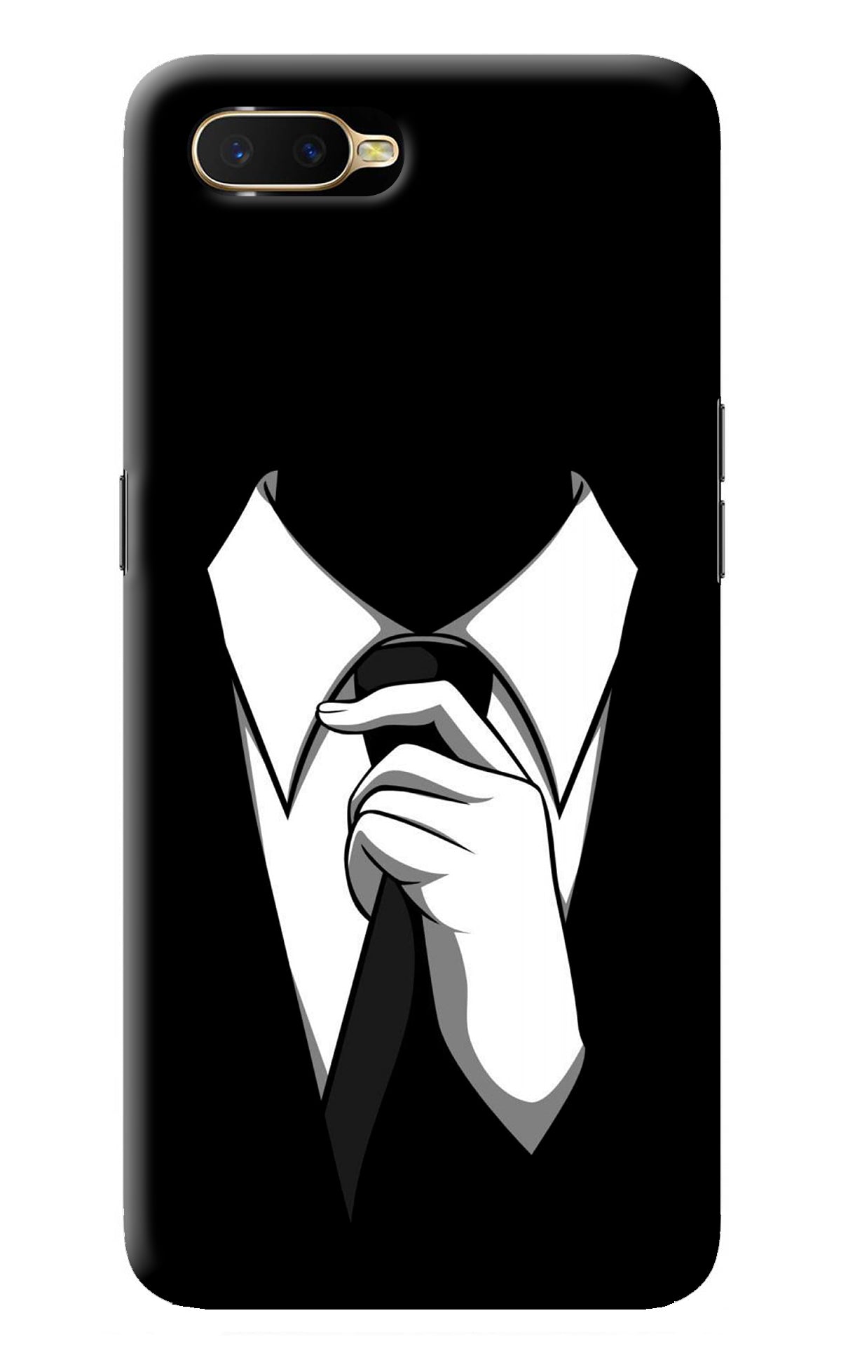 Black Tie Oppo K1 Back Cover