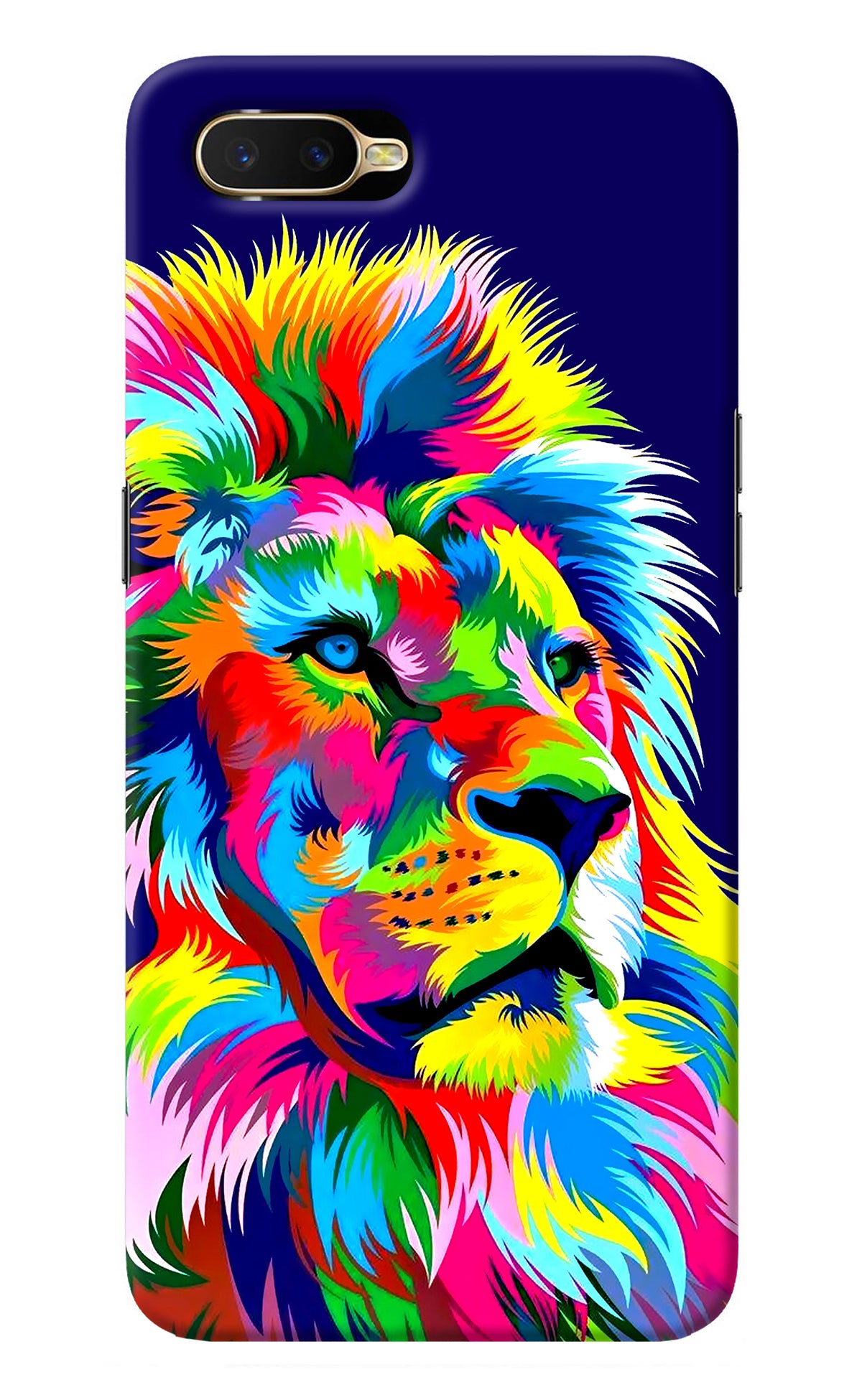 Vector Art Lion Oppo K1 Back Cover