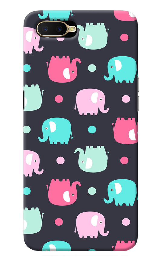 Elephants Oppo K1 Back Cover