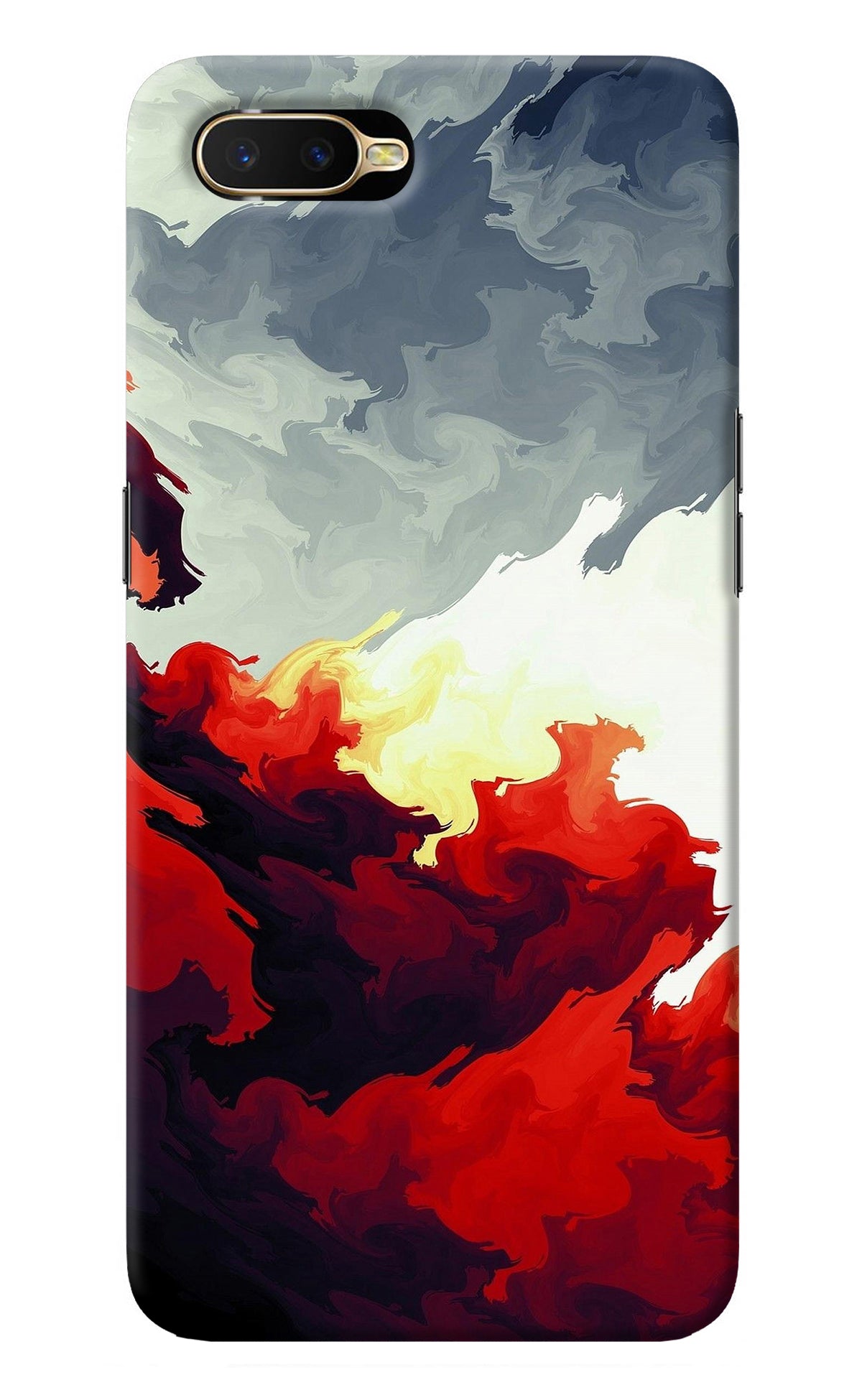 Fire Cloud Oppo K1 Back Cover