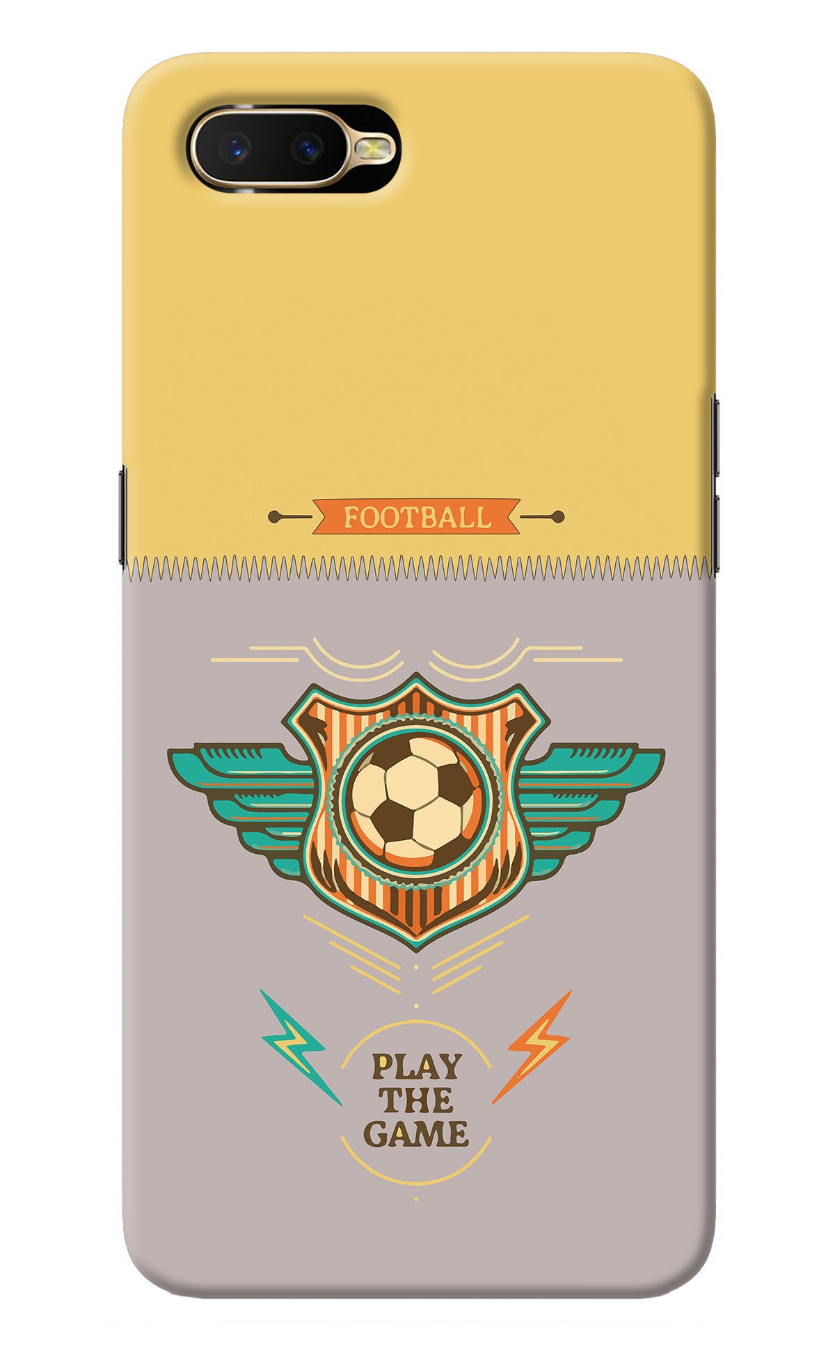 Football Oppo K1 Back Cover