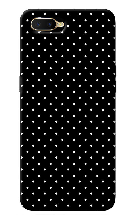 White Dots Oppo K1 Back Cover