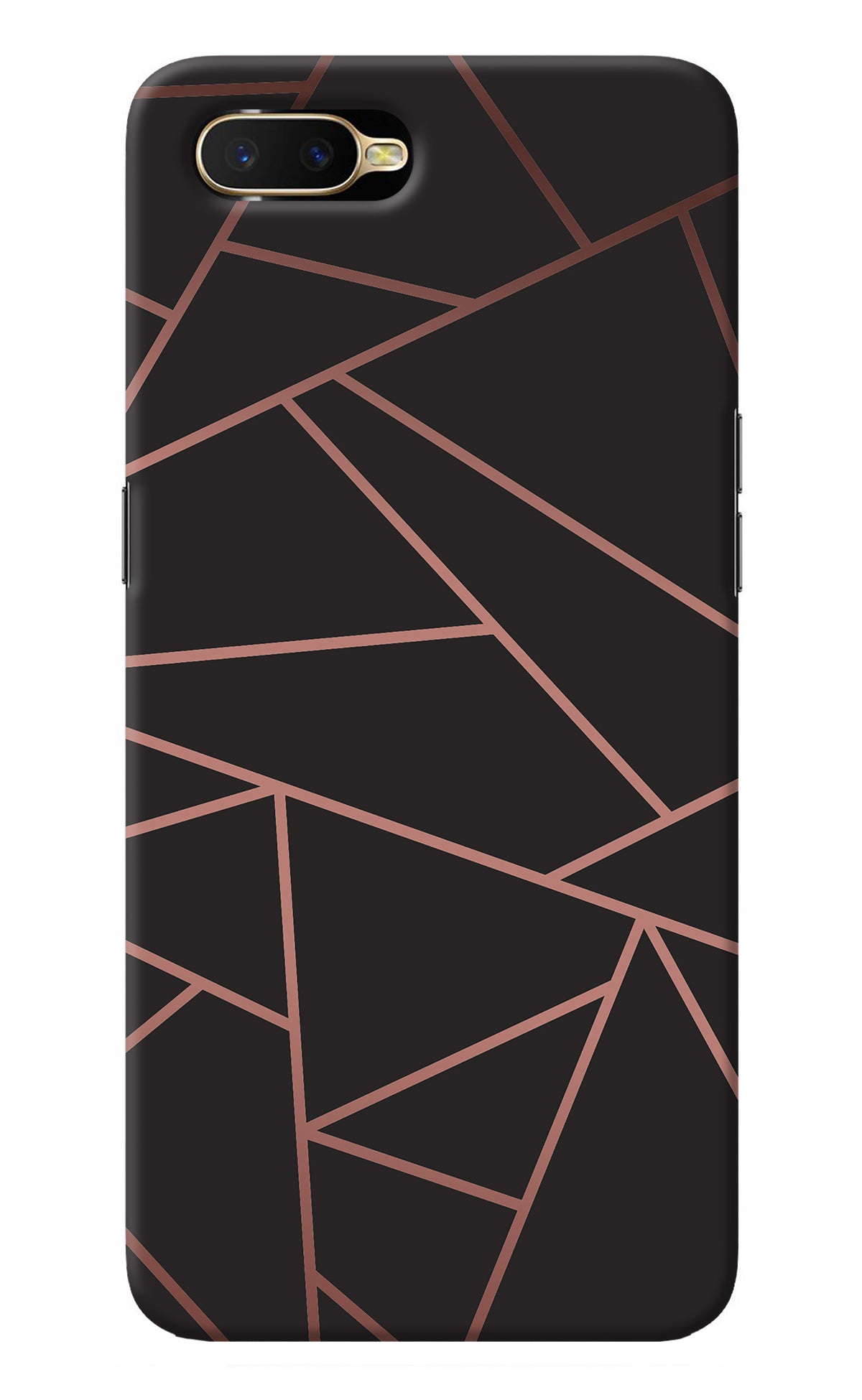Geometric Pattern Oppo K1 Back Cover