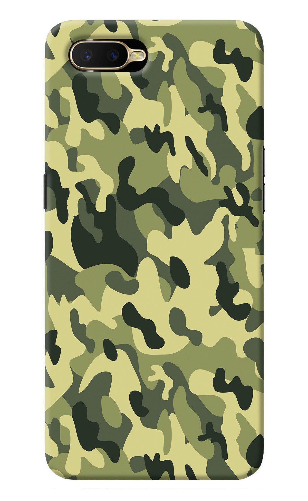 Camouflage Oppo K1 Back Cover